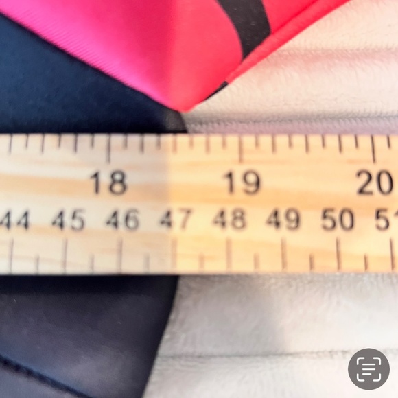 #A103  For Her NYC Black Vintage  Fuchsia Polka Dot Puff Sleeve Dress NWT M - Picture 6 of 10